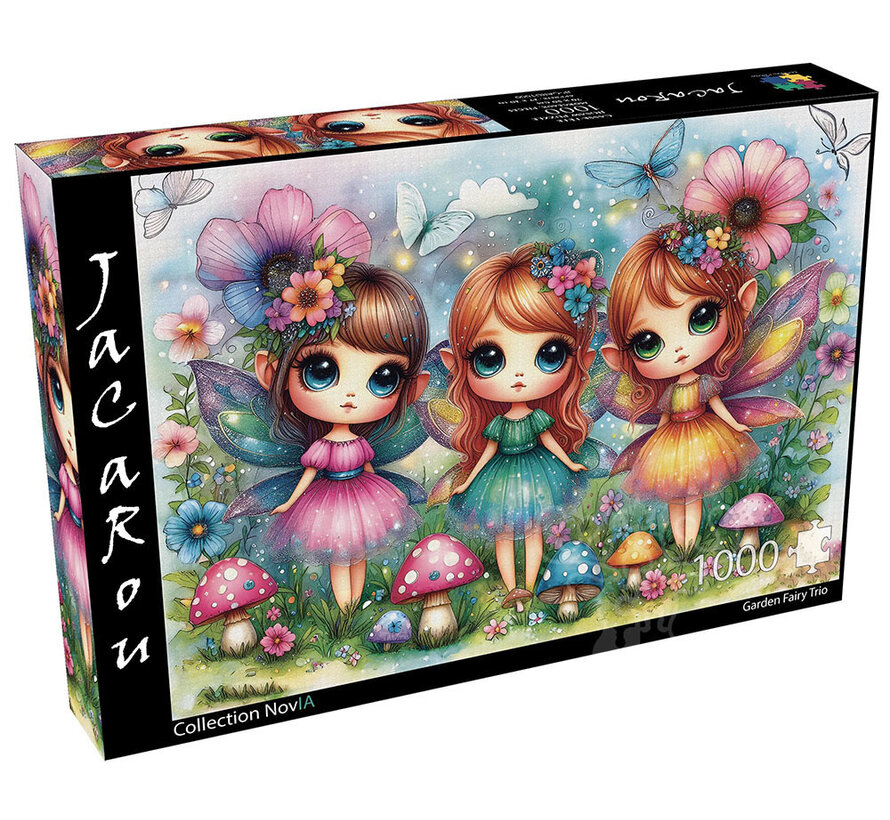 JaCaRou Garden Fairy Trio (Collection NovIA) Puzzle 1000pcs