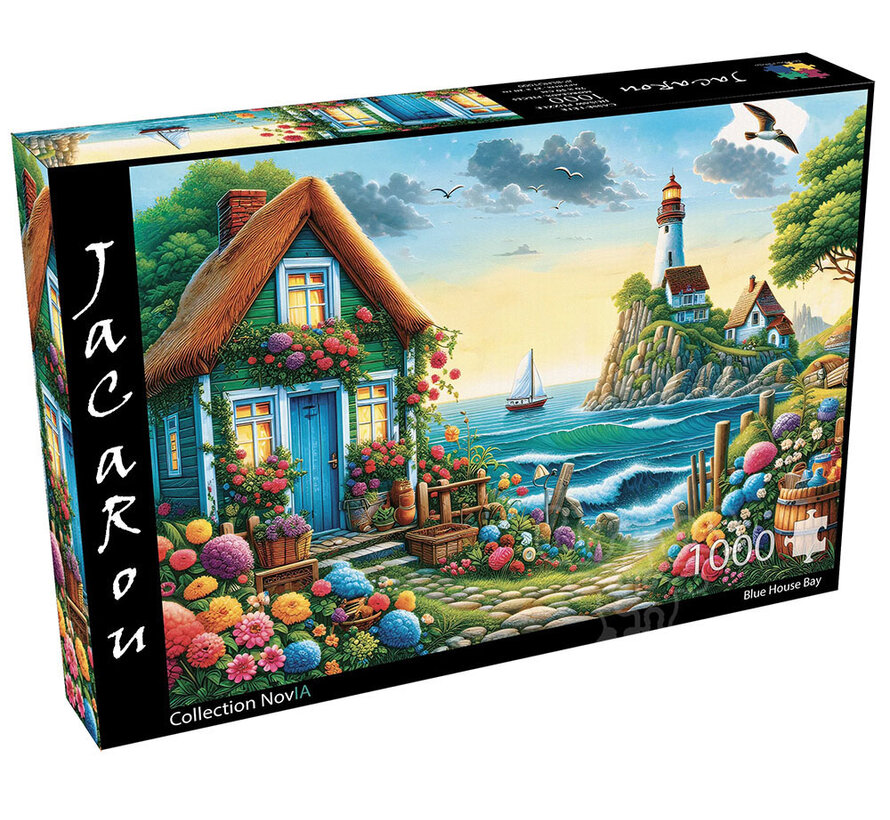 JaCaRou Blue House Bay (Collection NovIA) Puzzle 1000pcs