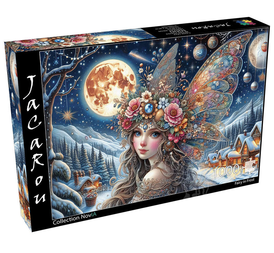 FINAL SALE JaCaRou Fairy in Frost Puzzle (Collection NovIA) Puzzle 1000pcs
