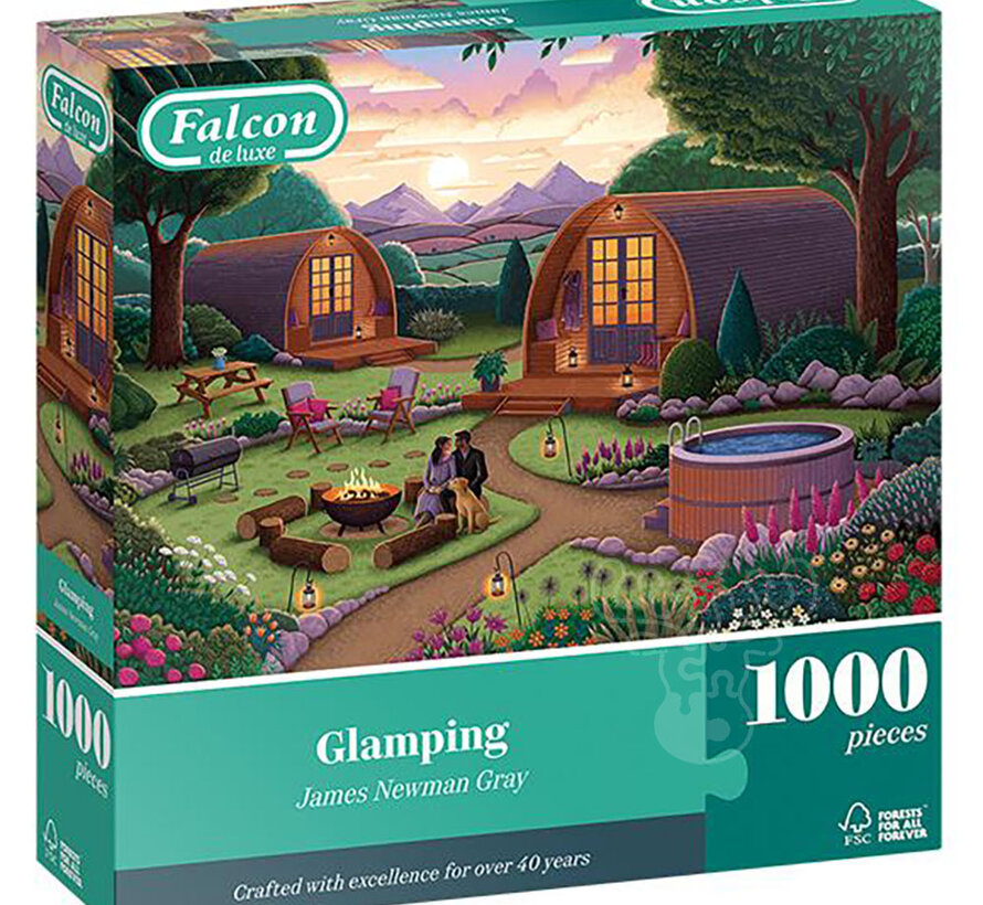 Falcon Glamping Puzzle 1000pcs ONLINE ORDER ONLY