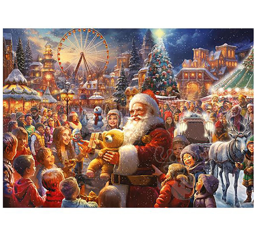 Falcon Christmas Wonderland Puzzle 2 x 1000pcs - ORIGINAL BOX SIZE ONLINE ORDER ONLY