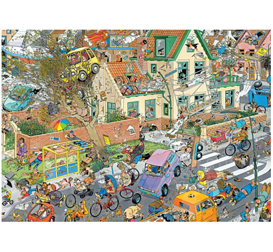 Jumbo Jan van Haasteren - Safari & The Storm Puzzle 2 x 1000pcs