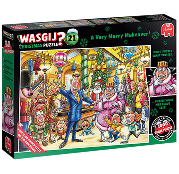 Jumbo Jumbo Wasgij Christmas 21 A Very Merry Makeover! Puzzle 2 x 1000pcs