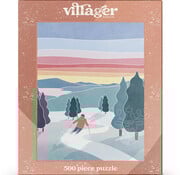 Villager Puzzles Villager Sunset Ski Puzzle 500pcs