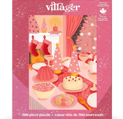 Villager Puzzles Villager Pink Christmas Puzzle 500pcs