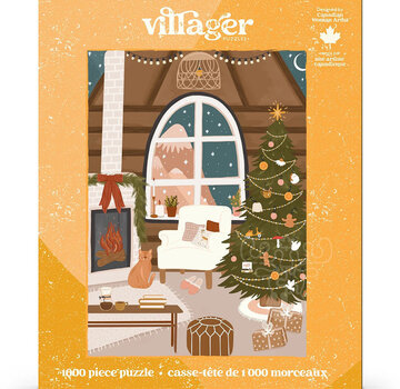 Villager Puzzles Villager Fireside Christmas Puzzle 1000pcs