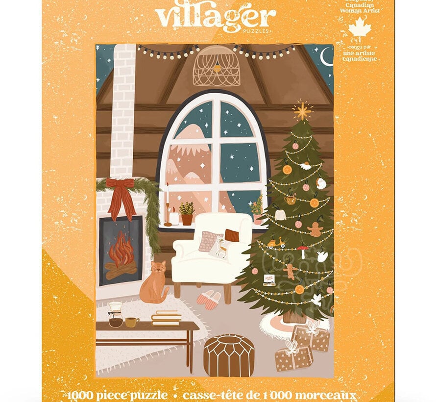 Villager Fireside Christmas Puzzle 1000pcs