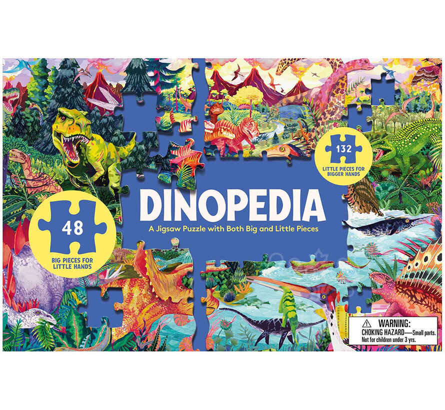 Laurence King Dinopedia Puzzle 180pcs