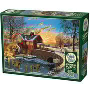 Cobble Hill Puzzles Cobble Hill Mill Pond Skating Party Puzzle 1000pcs