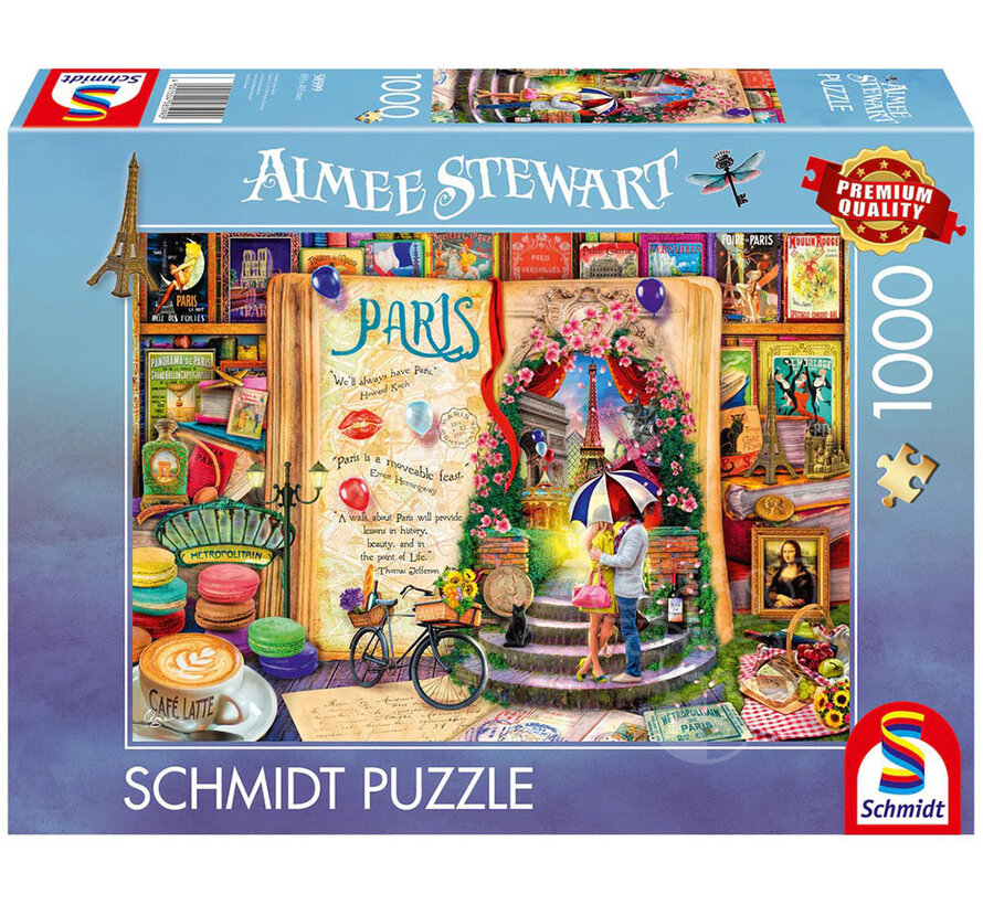 Schmidt Aimee Stewart: Memories of Paris Puzzle 1000pcs