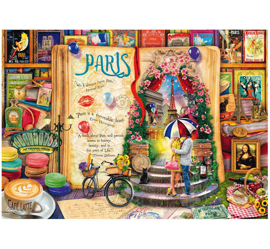 Schmidt Aimee Stewart: Memories of Paris Puzzle 1000pcs