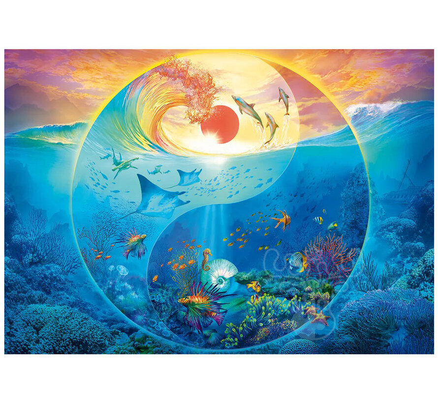 Schmidt Yin & Yang: In the Kingdom of Marine Animals Puzzle 1000pcs