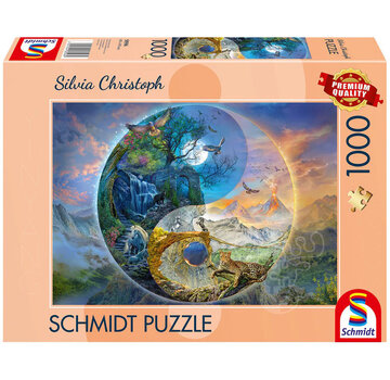 Schmidt Schmidt Yin & Yang: Mountain Worlds Puzzle 1000pcs
