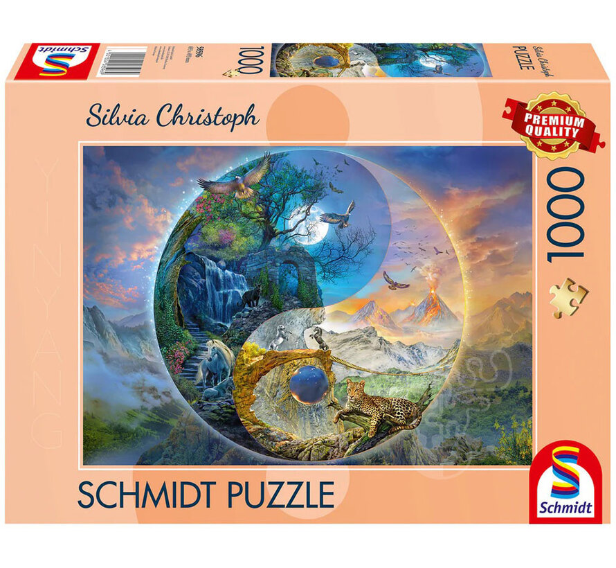 Schmidt Yin & Yang: Mountain Worlds Puzzle 1000pcs