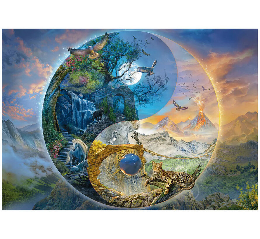 Schmidt Yin & Yang: Mountain Worlds Puzzle 1000pcs