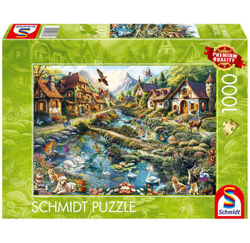 Schmidt Schmidt Village on the Edge of the Forest Puzzle 1000pcs