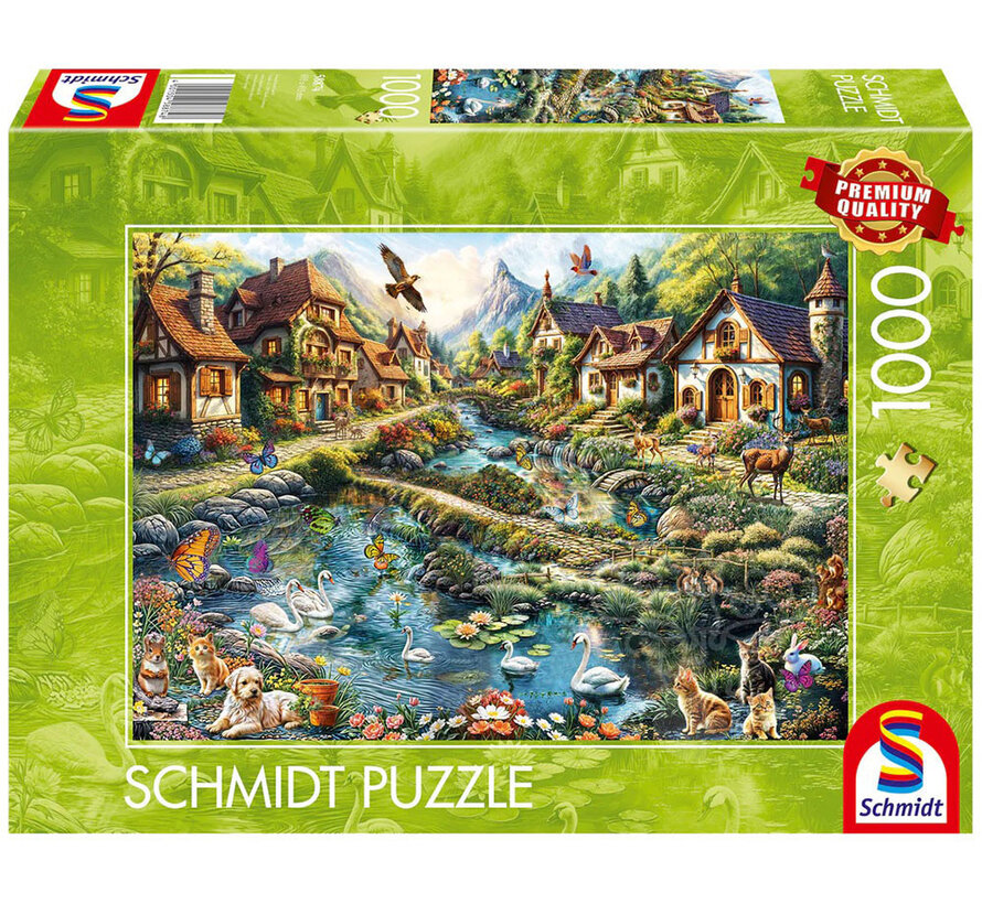 Schmidt Village on the Edge of the Forest Puzzle 1000pcs