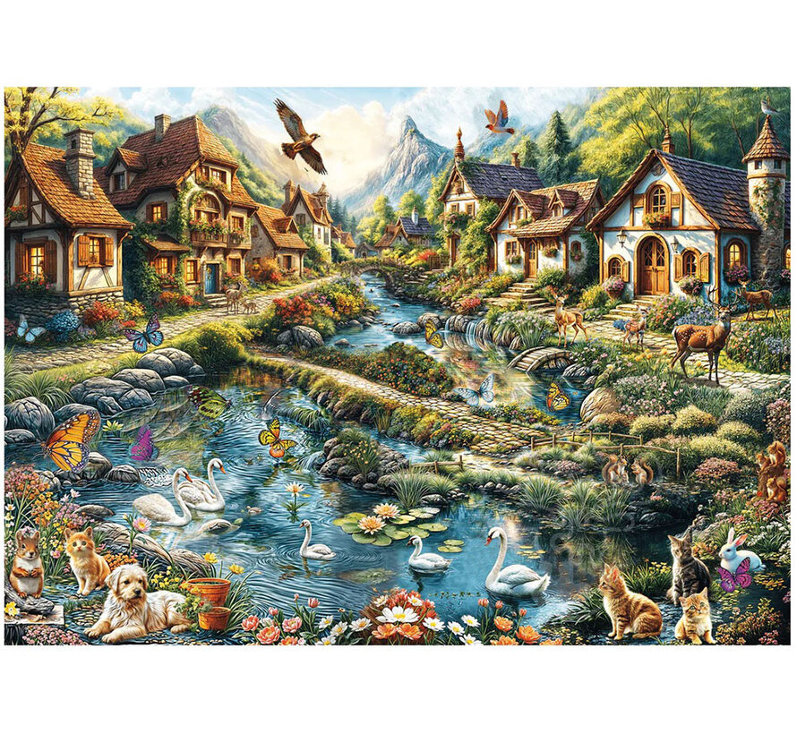 Schmidt Village on the Edge of the Forest Puzzle 1000pcs
