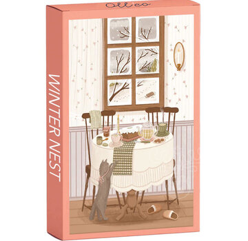 Olleo Puzzles Olleo Winter Nest Mini Puzzle 99pcs