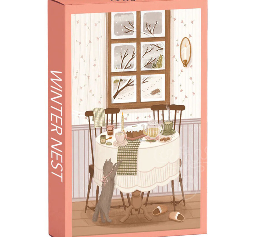 Olleo Winter Nest Mini Puzzle 99pcs