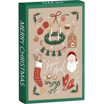 Olleo Puzzles Olleo Merry Christmas Mini Puzzle 99pcs