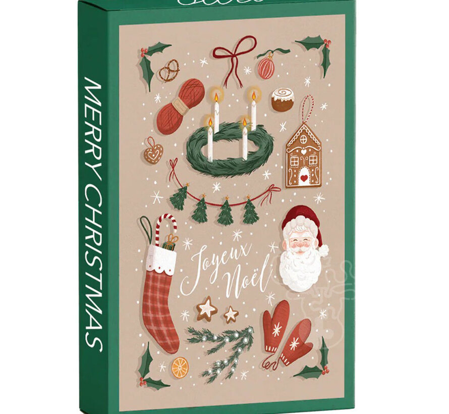 Olleo Merry Christmas Mini Puzzle 99pcs