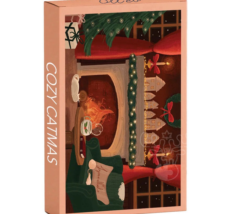 Olleo Cozy Catmas Puzzle 99pcs