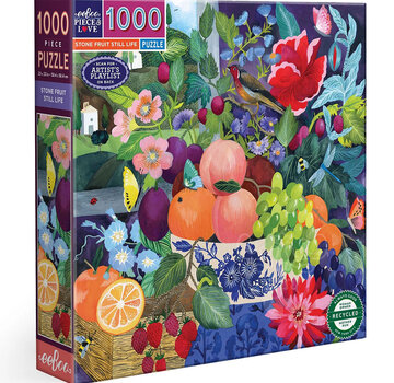 EeBoo eeBoo Stone Fruit Still Life Puzzle 1000pcs