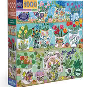 EeBoo eeBoo Floral Cupboard Puzzle 1000pcs