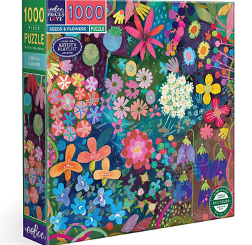 EeBoo eeBoo Seeds & Flowers Puzzle 1000pcs