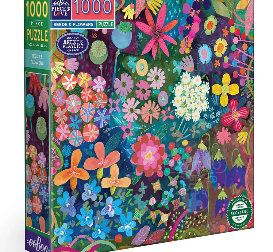 eeBoo Seeds & Flowers Puzzle 1000pcs