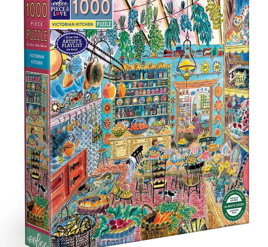 eeBoo Victorian Kitchen Puzzle 1000pcs
