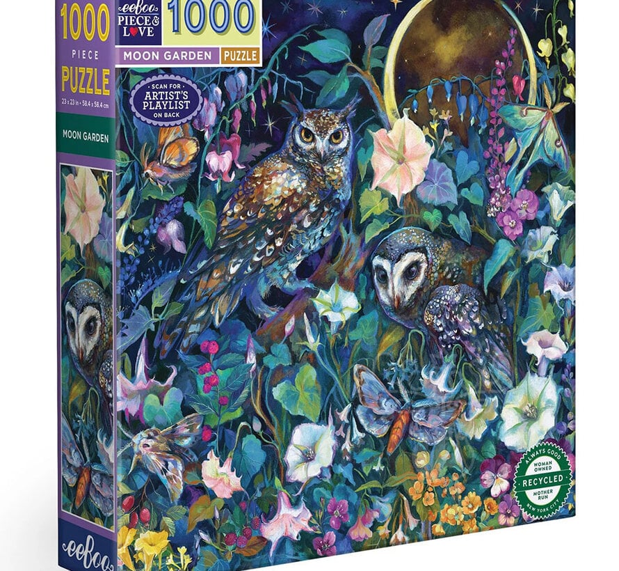 eeBoo Moon Garden Puzzle 1000pcs