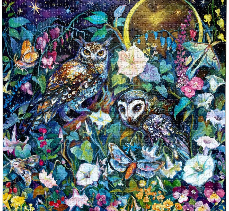 eeBoo Moon Garden Puzzle 1000pcs