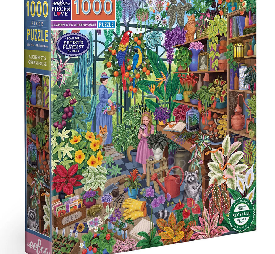eeBoo Alchemist's Greenhouse Puzzle 1000pcs
