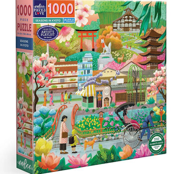 EeBoo eeBoo Seasons in Kyoto Puzzle 1000pcs