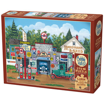 Cobble Hill Puzzles Cobble Hill The Ol Roadside Garage Easy Handling Puzzle 275pcs