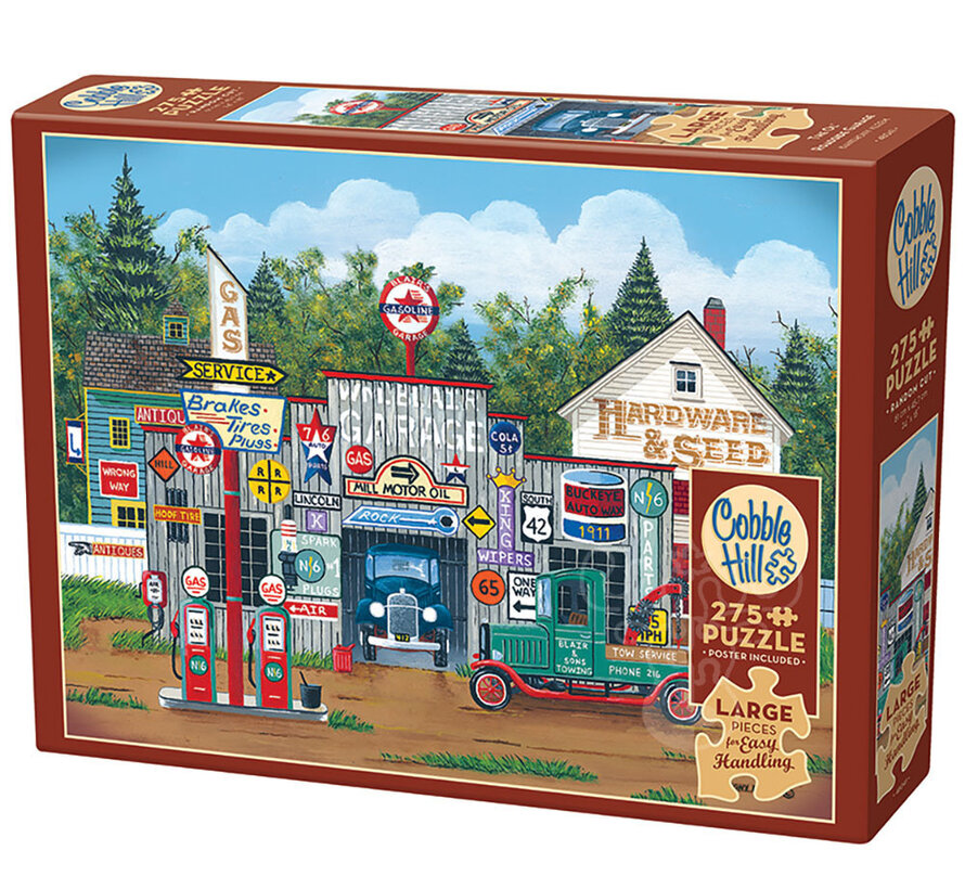 Cobble Hill The Ol Roadside Garage Easy Handling Puzzle 275pcs