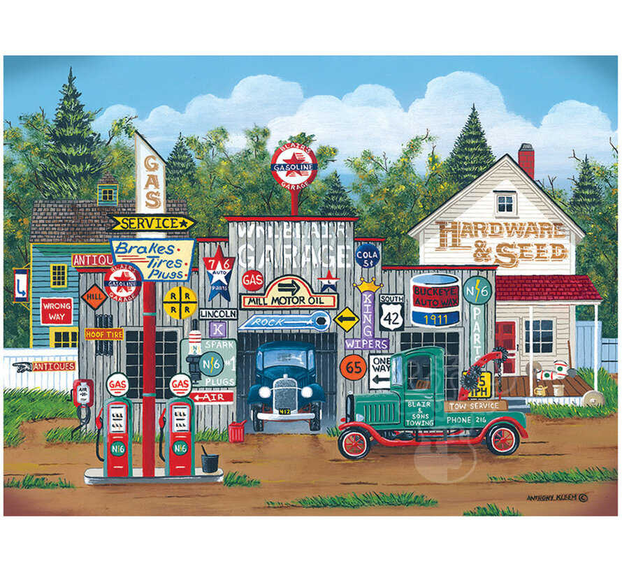 Cobble Hill The Ol Roadside Garage Easy Handling Puzzle 275pcs