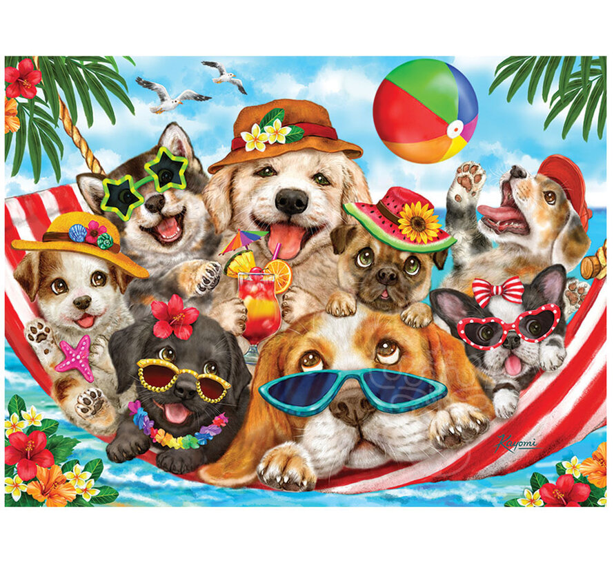 Cobble Hill Hammock Party Easy Handling Puzzle 275pcs