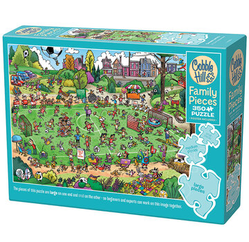 Cobble Hill Puzzles Cobble Hill DoodleTown: Offside Antics Family Puzzle 350pcs