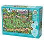 Cobble Hill DoodleTown: Offside Antics Family Puzzle 350pcs