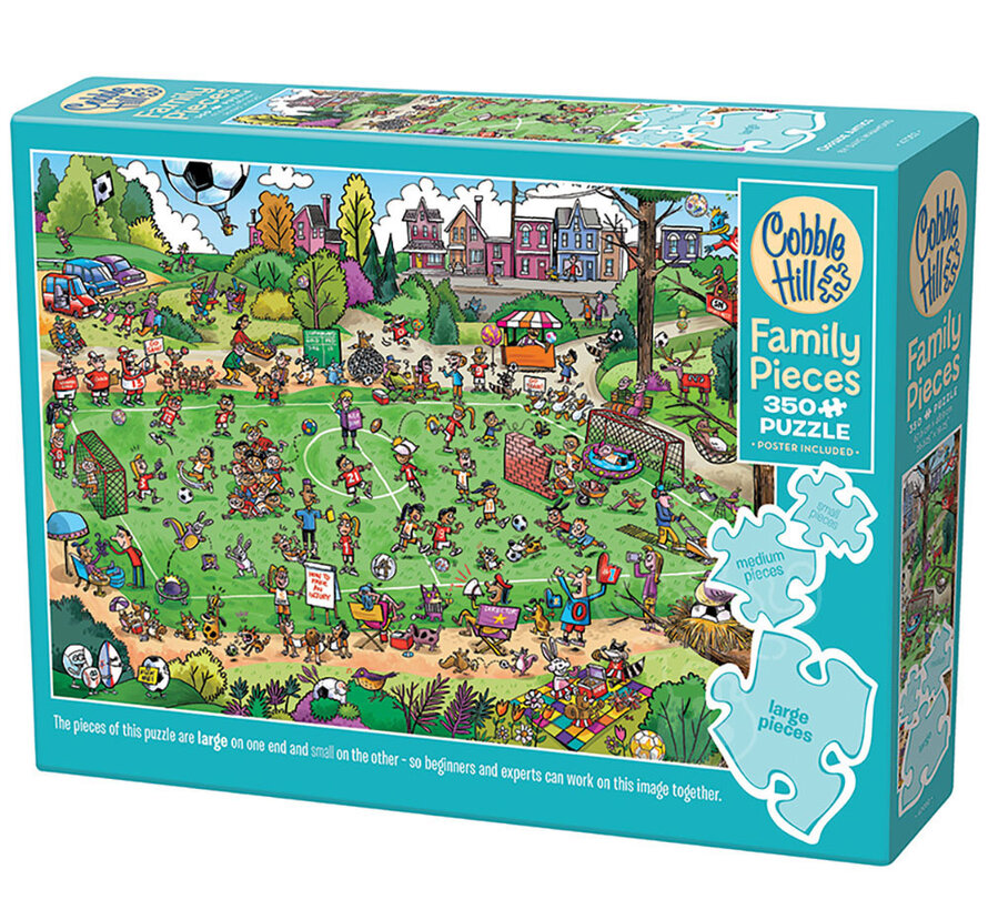 Cobble Hill DoodleTown: Offside Antics Family Puzzle 350pcs