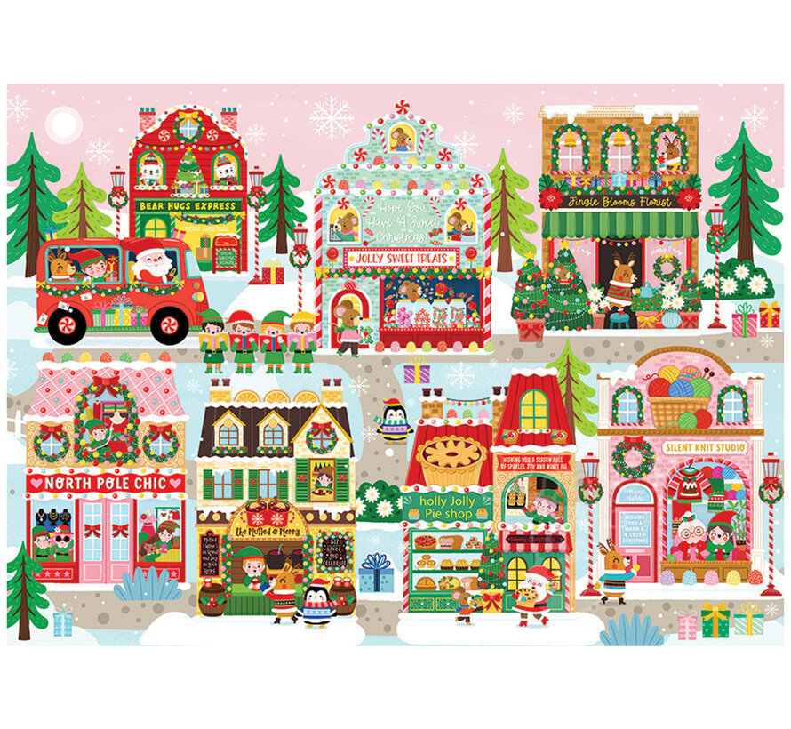 Cobble Hill Tinsel Town Family Puzzle 350pcs