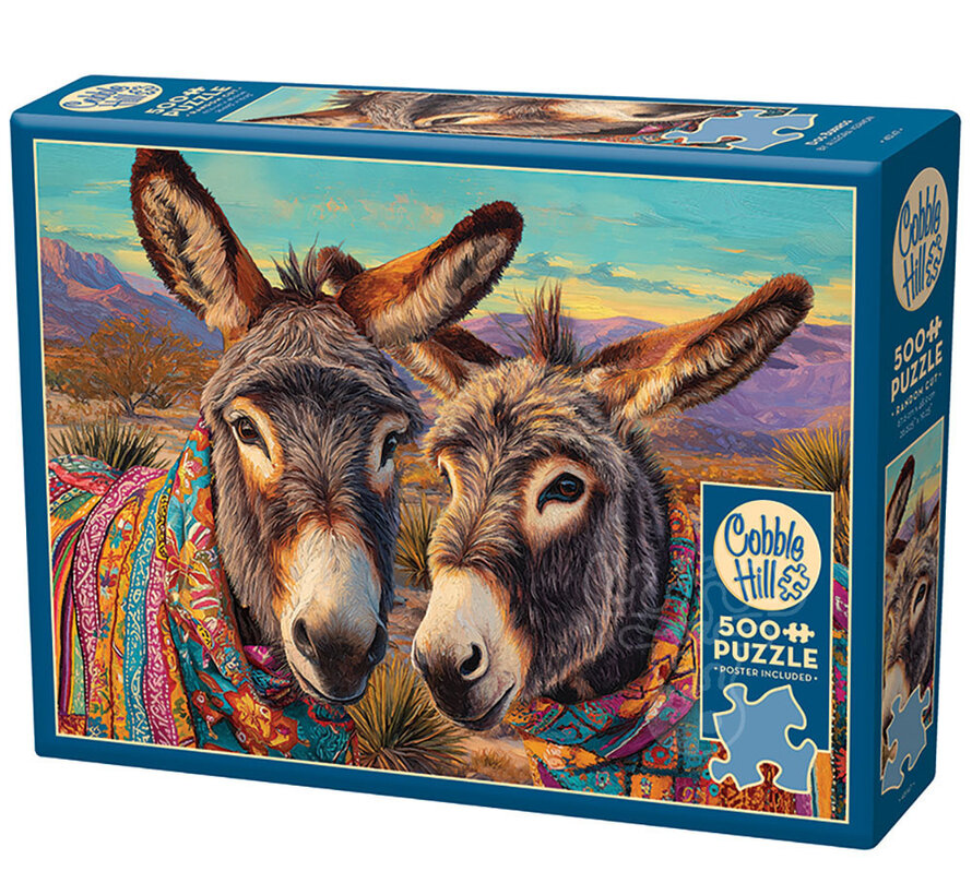 Cobble Hill Dos Burros Puzzle 500pcs