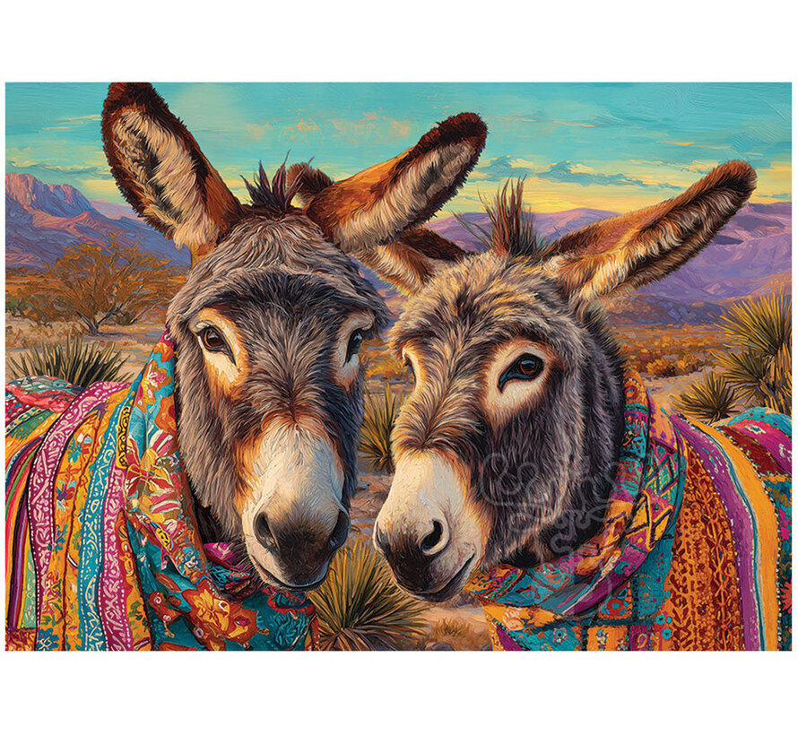 Cobble Hill Dos Burros Puzzle 500pcs