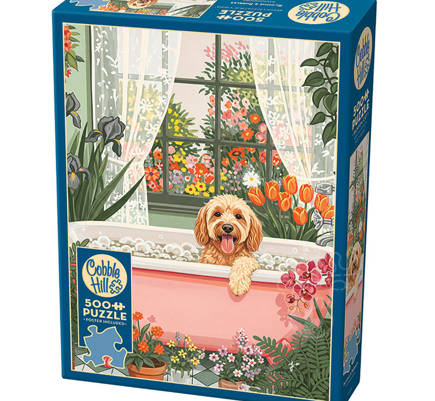 Cobble Hill Blooms and Bubbles Puzzle 500pcs
