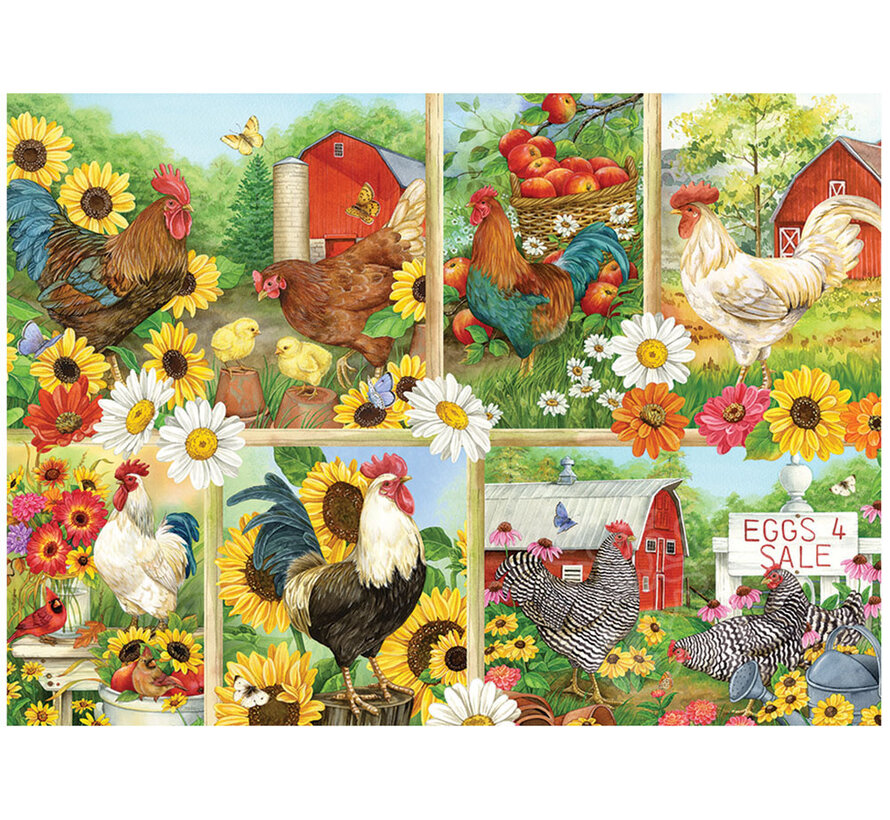 Cobble Hill Cockadoodledoo Puzzle 500pcs