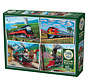 Cobble Hill Historic Locomotives Puzzle 1000pcs