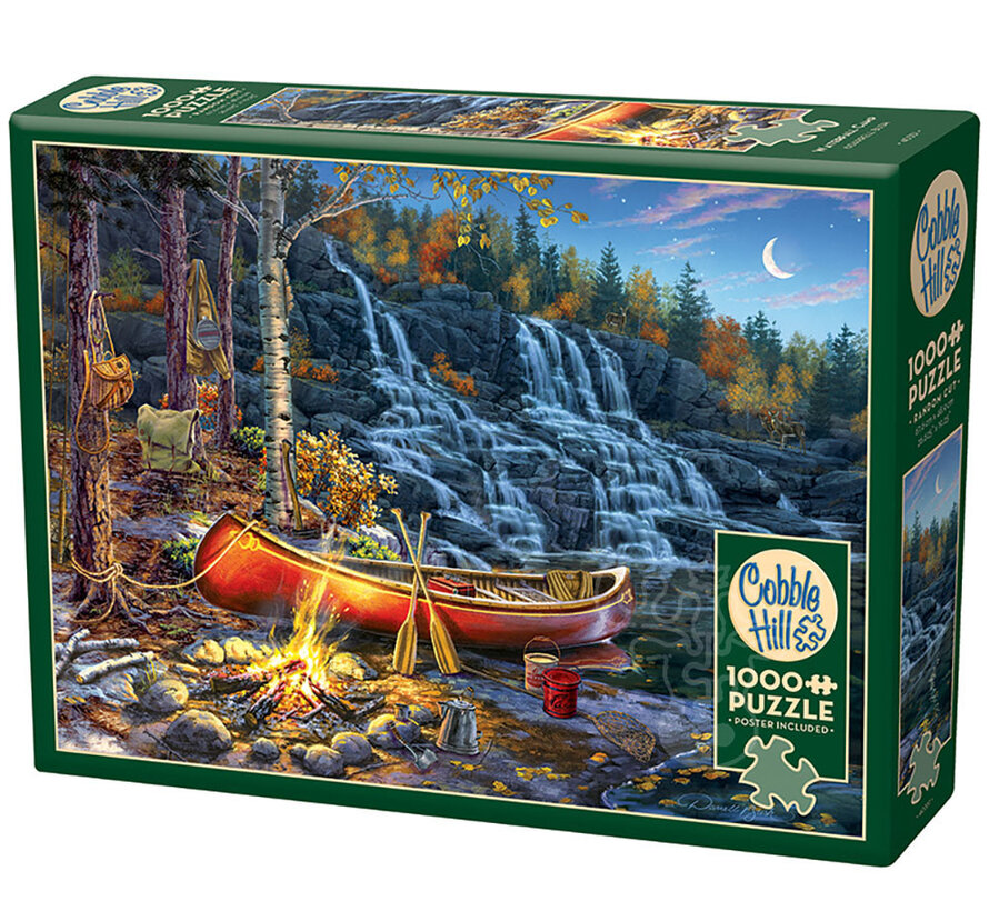 Cobble Hill Waterfall Camp Puzzle 1000pcs